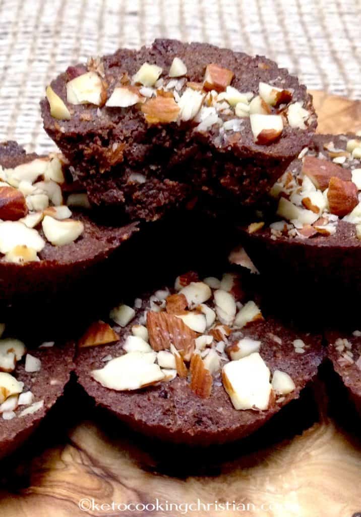 Chocolate Coconut Brownie Bites - Keto, Low Carb & Sugar Free