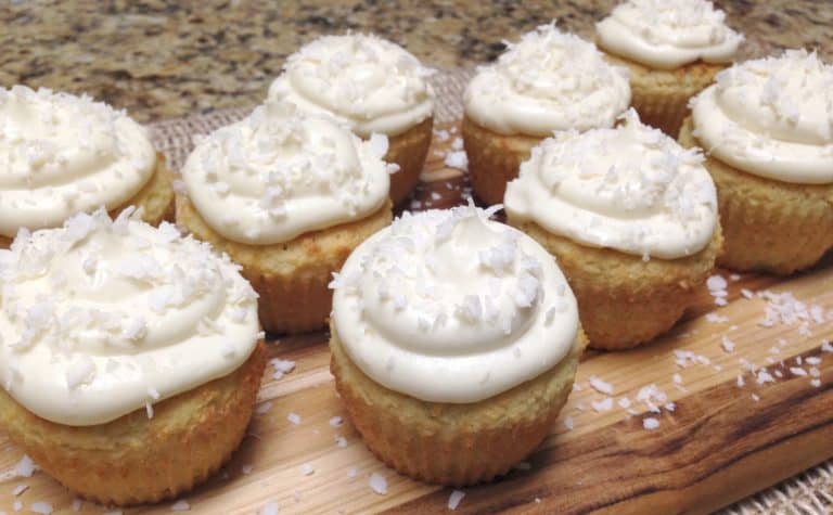 Coconut Cupcakes - Keto, Low Carb & Gluten Free