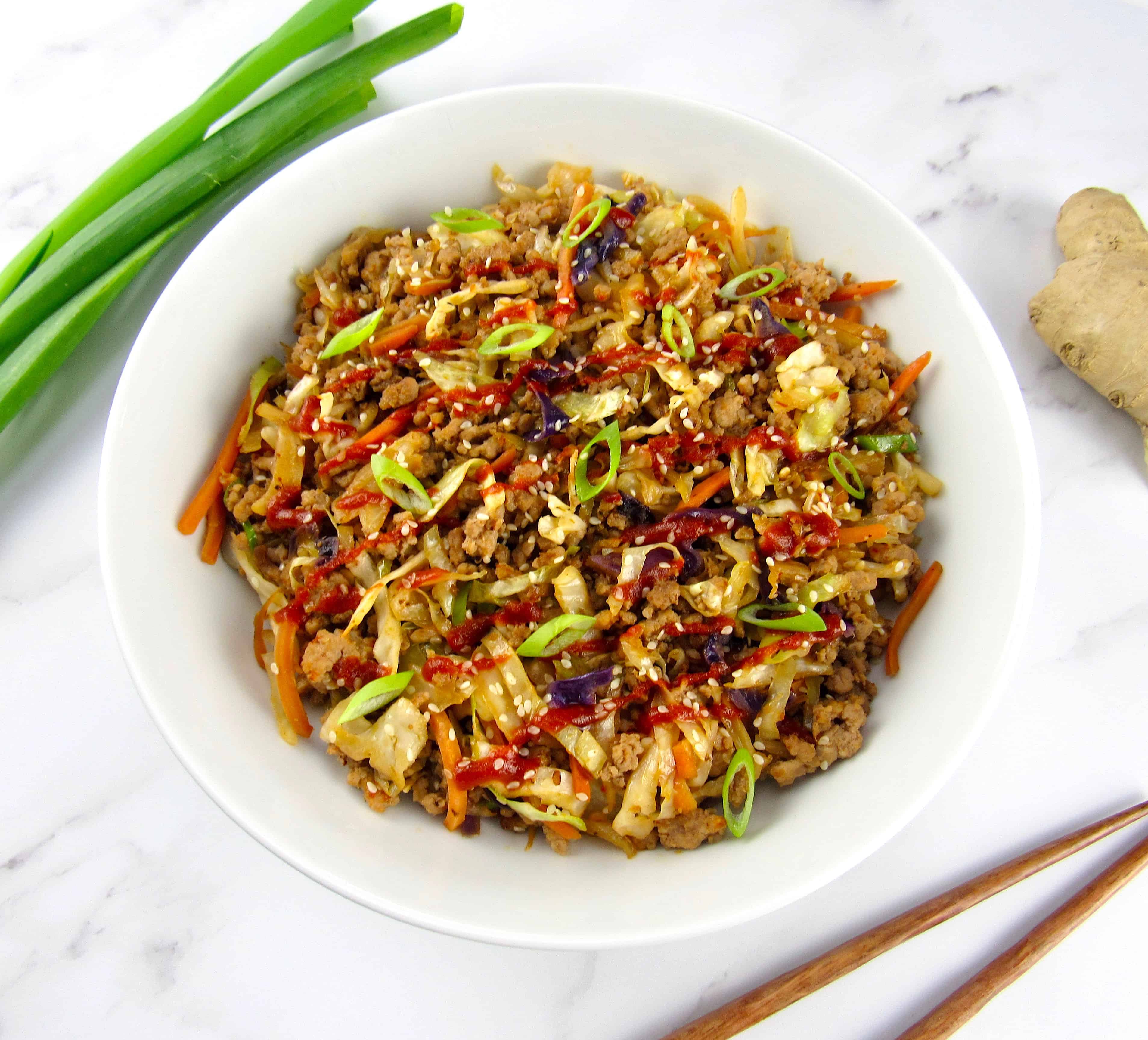 Keto Egg Roll in a Bowl Keto Cooking Christian