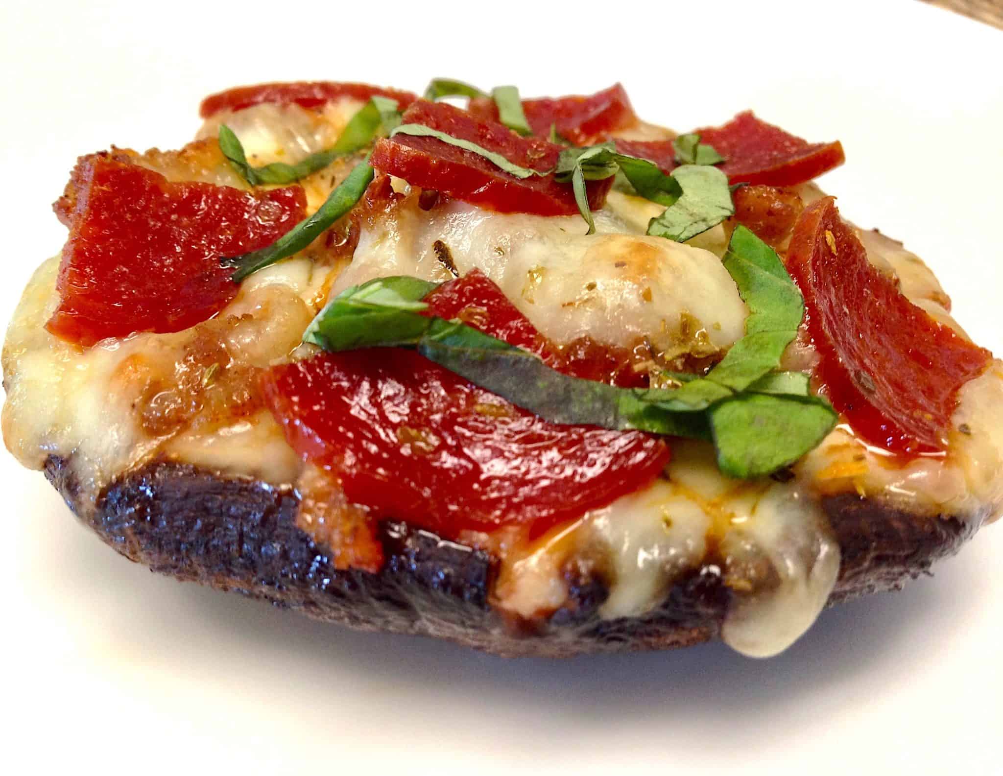 Portobello Mushroom Mini Pizza Keto Cooking Christian