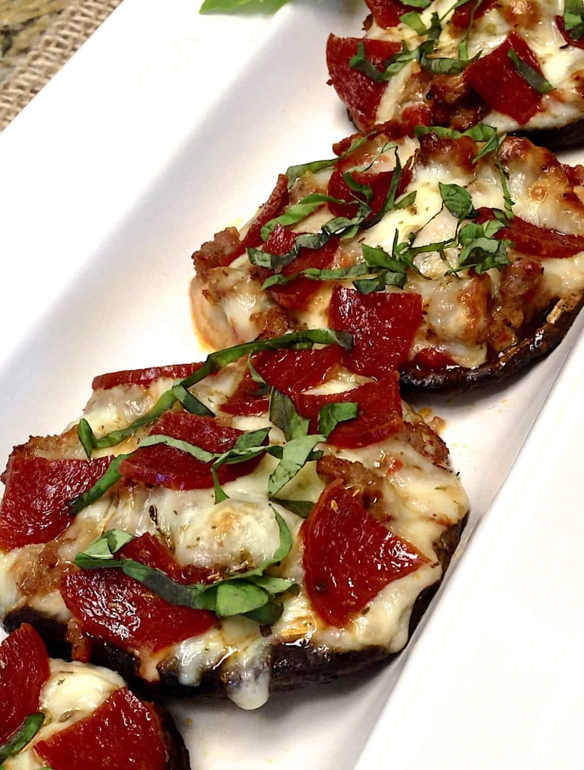 Portobello Mushroom Mini Pizza Keto Cooking Christian