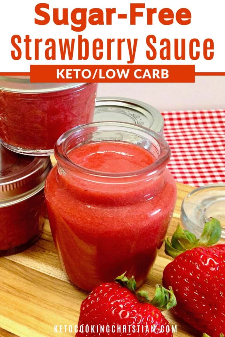 Homemade Keto Strawberry Sauce - Keto Cooking Christian