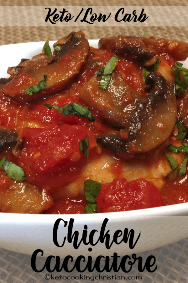 Chicken Cacciatore - Keto and Low Carb
