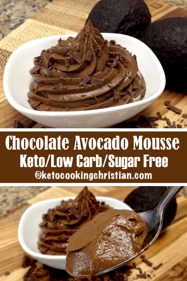 Silky Chocolate Avocado Mousse - Keto and Low Carb