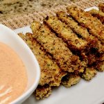Baked Zucchini Fries with Dipping Sauce - Keto, Low Carb & Gluten Free