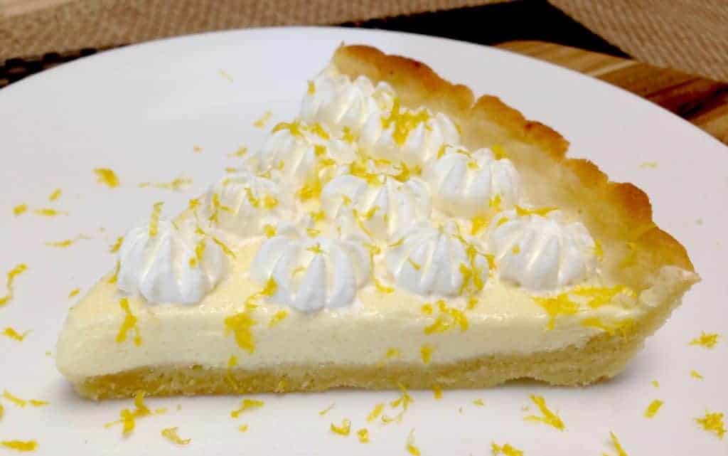 Lemon Mascarpone Tart - Keto, Low Carb & Gluten Free