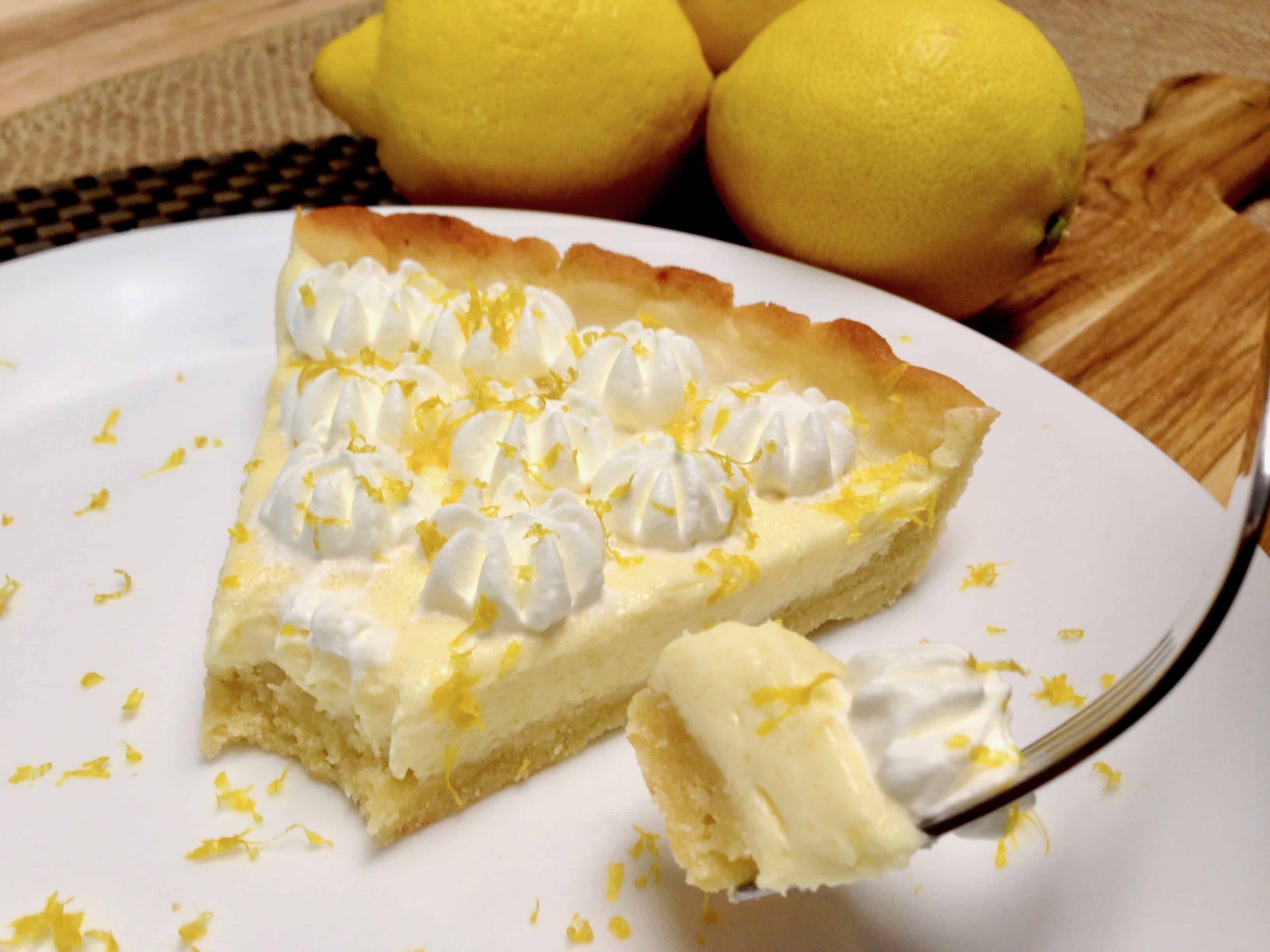 Keto Lemon Mascarpone Tart Keto Cooking Christian