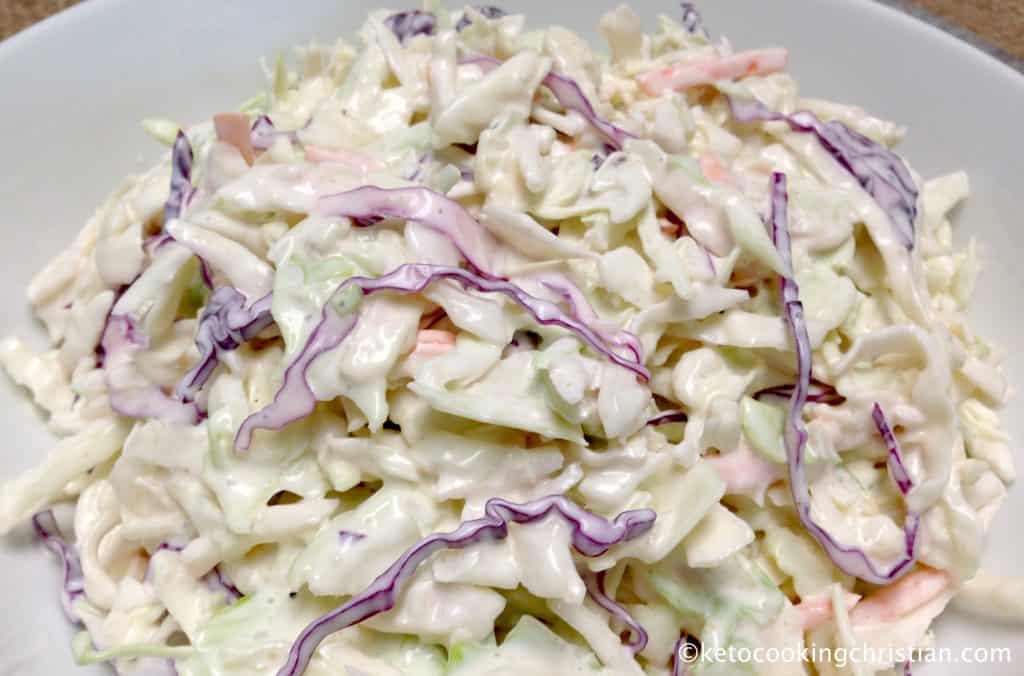 Easy Cole Slaw Keto and Low Carb Keto Cooking Christian