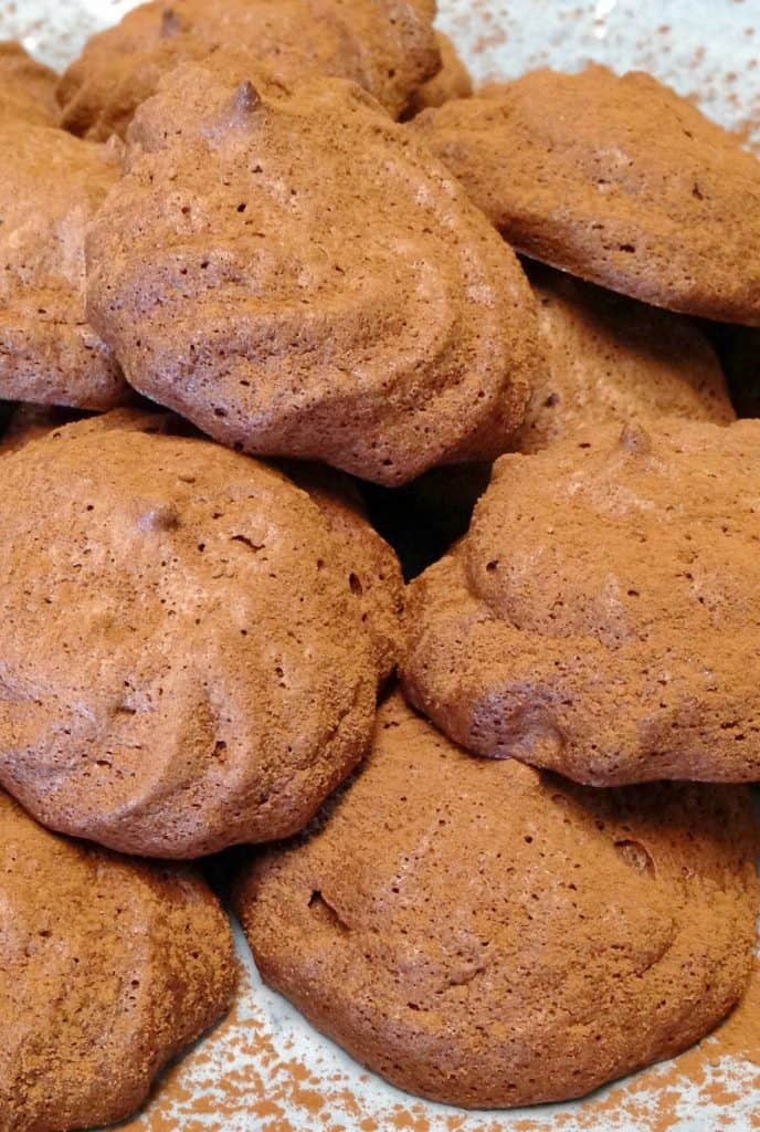 Mocha Meringue Cookies - Keto, Low Carb & Sugar Free