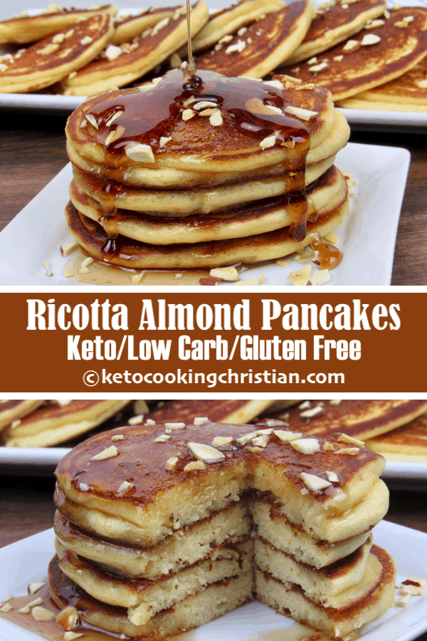 Keto Ricotta Almond Pancakes Gluten Free Keto Cooking Christian