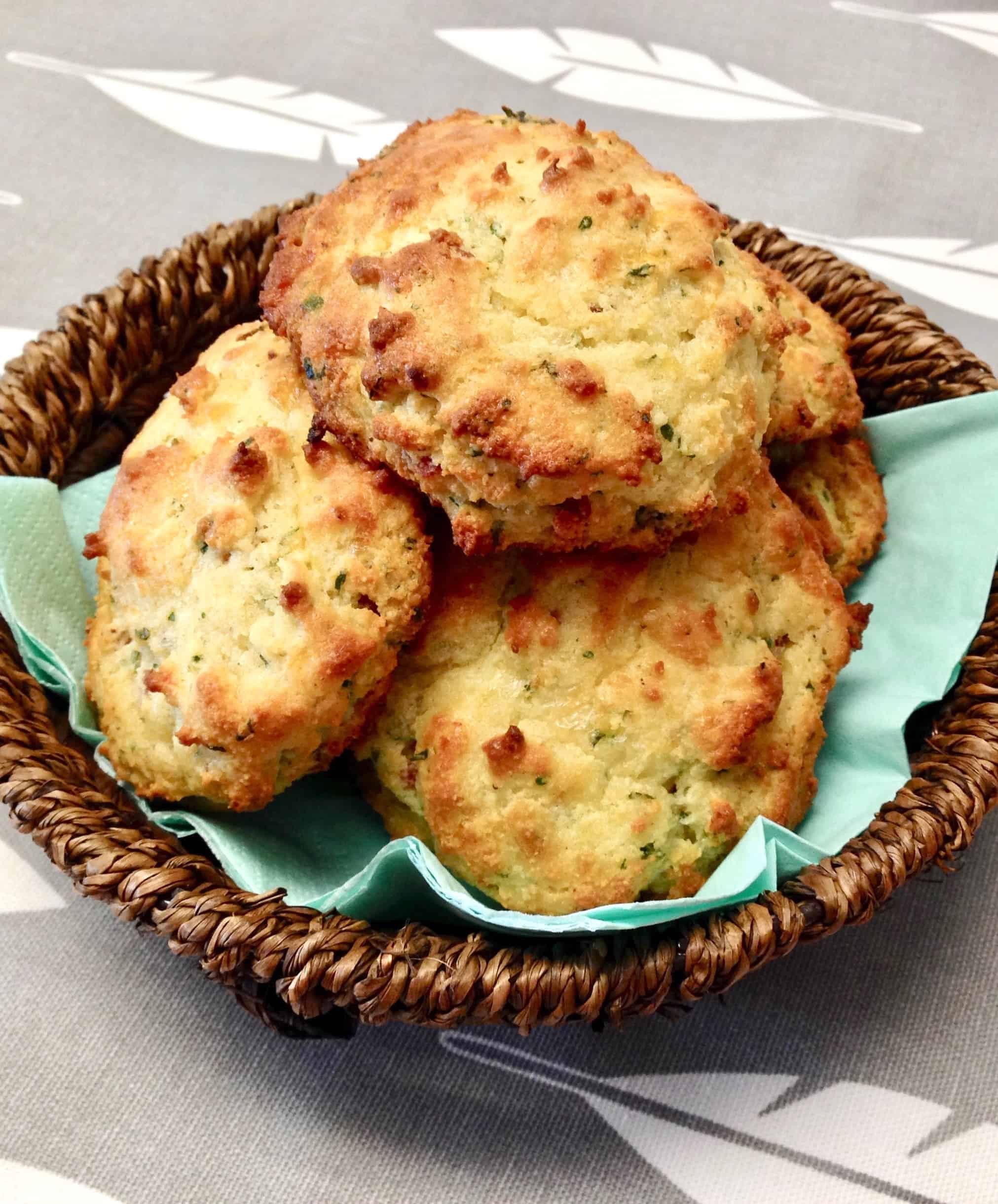 Keto Bacon Cheddar Drop Biscuits Keto Cooking Christian