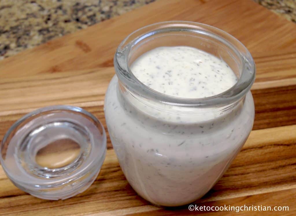 Homemade Ranch Dressing & Dip - Keto and Low Carb - Keto Cooking Christian