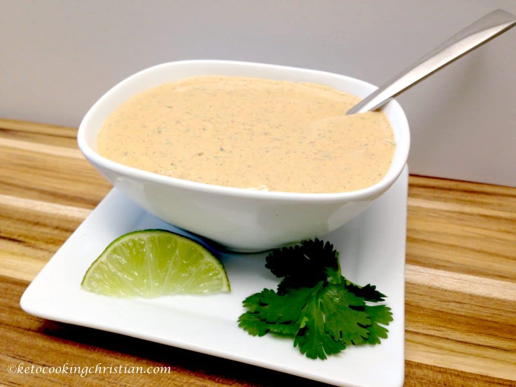 Homemade Chipotle Ranch Dressing & Dip - Keto and Low Carb