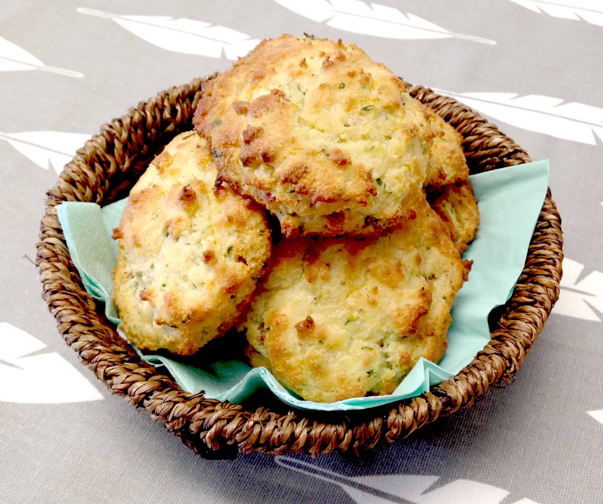 Keto Bacon Cheddar Drop Biscuits Keto Cooking Christian