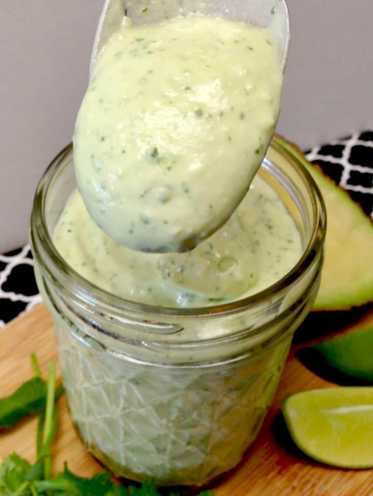 Keto Avocado Lime Cilantro Ranch Dressing & Dip Keto Cooking Christian