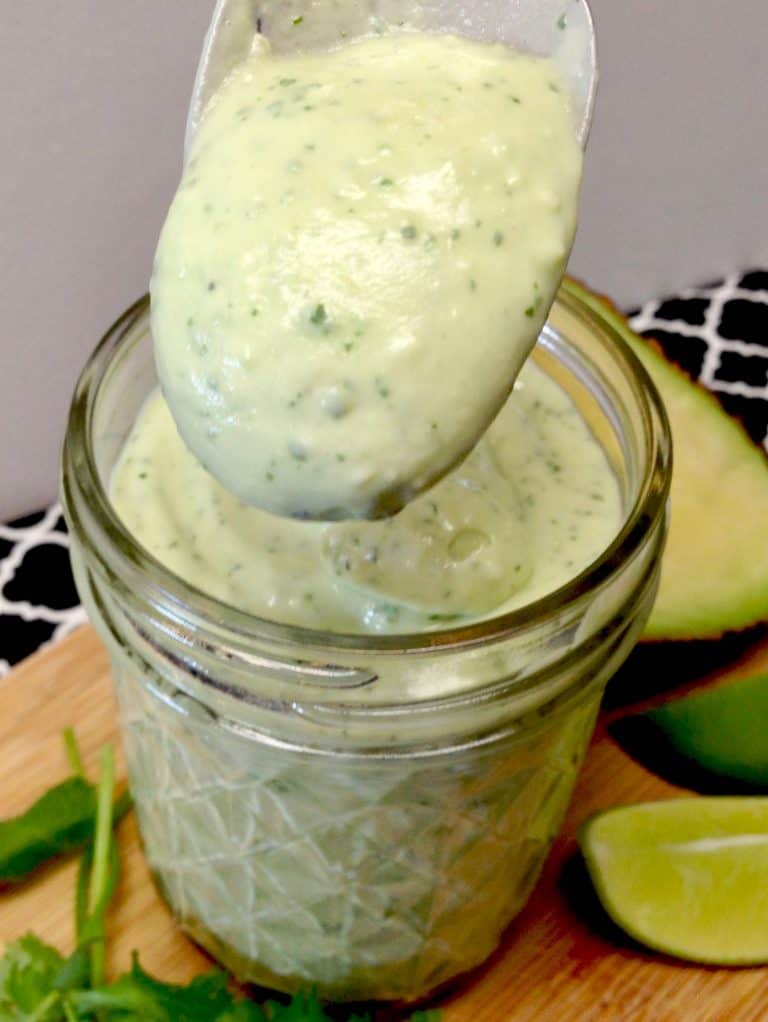 Keto Avocado Lime Cilantro Ranch Dressing & Dip Keto Cooking Christian