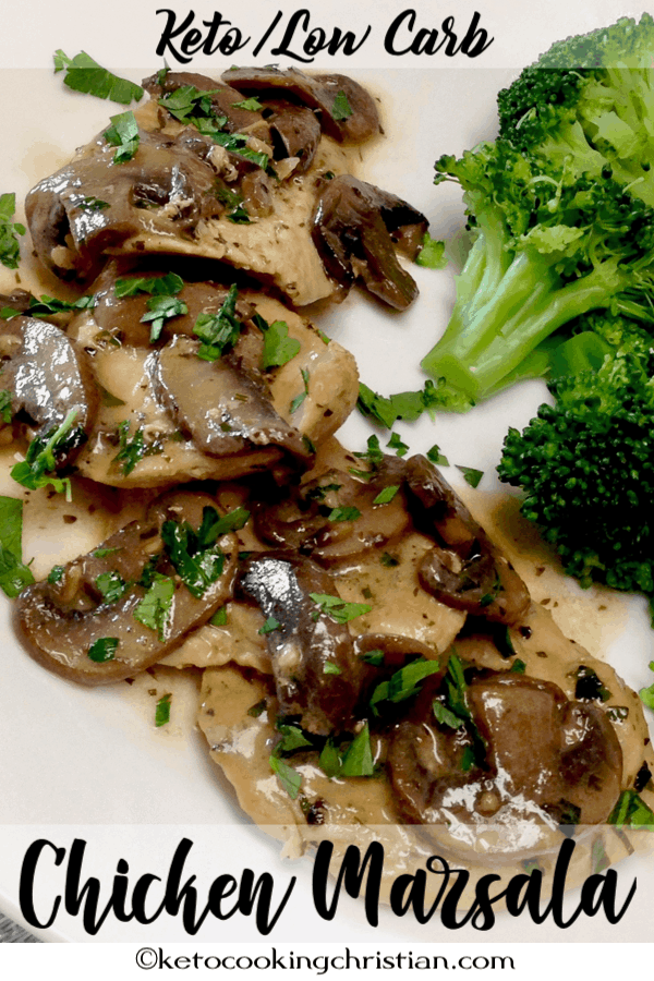 Creamy Chicken Marsala - Keto and Low Carb