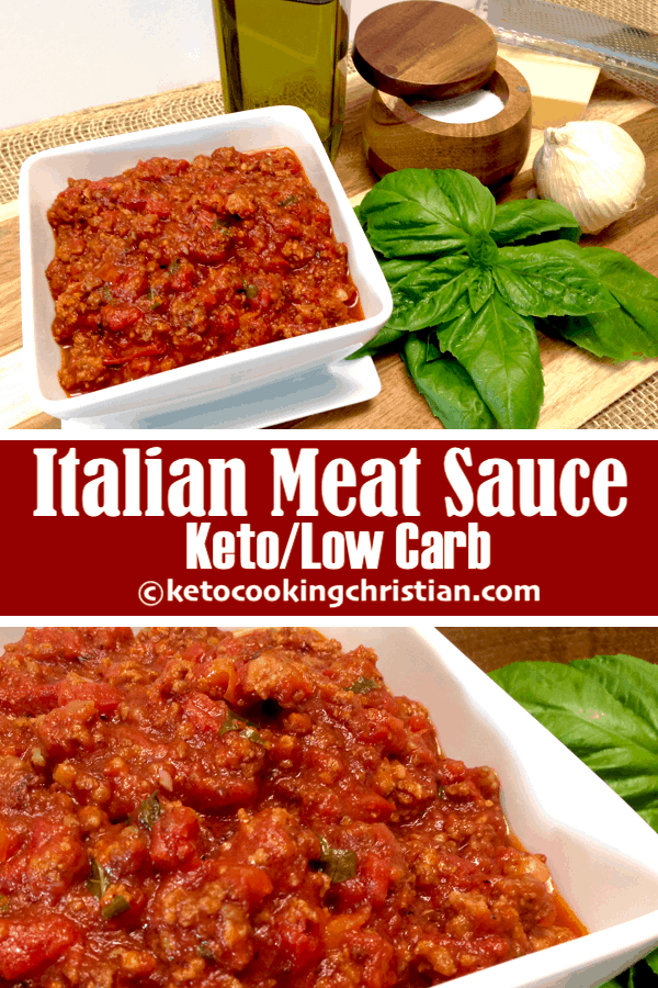 Keto Italian Meat Sauce - Keto Cooking Christian