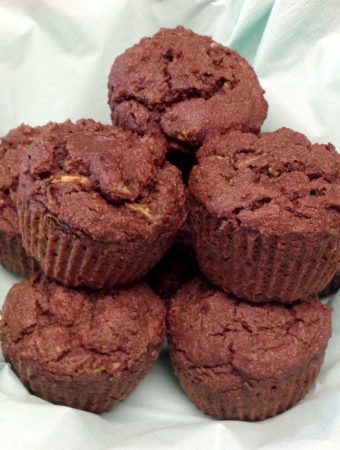 Chocolate Zucchini Muffins - Keto, Low Carb and Gluten Free