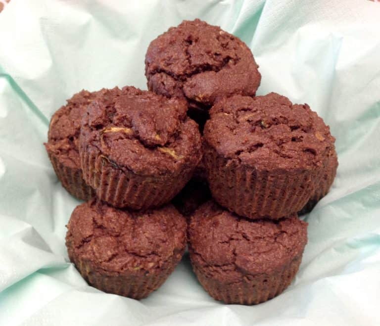 Chocolate Zucchini Muffins - Keto, Low Carb and Gluten Free