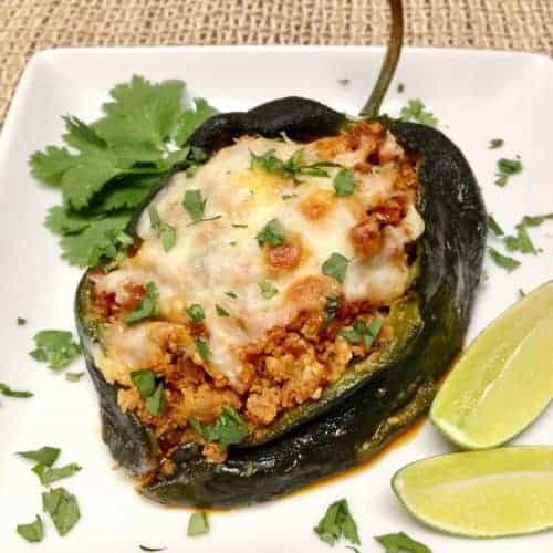 Stuffed Poblano Peppers Keto And Low Carb Keto Cooking Christian