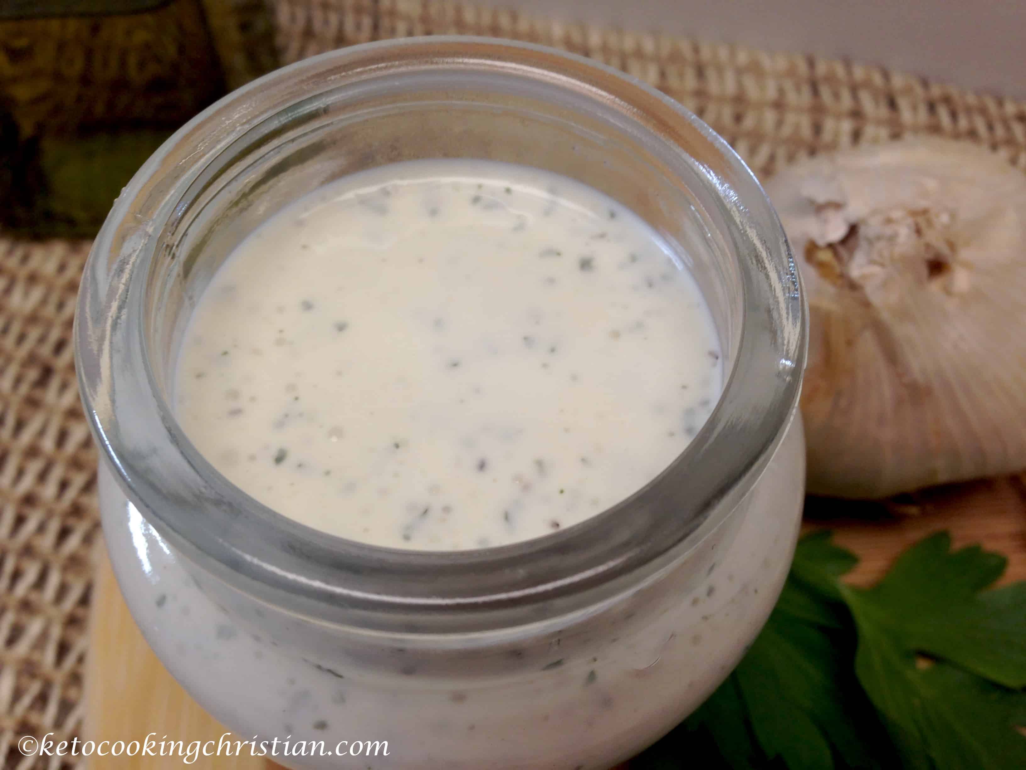 Creamy Garlic Italian Dressing Keto Cooking Christian