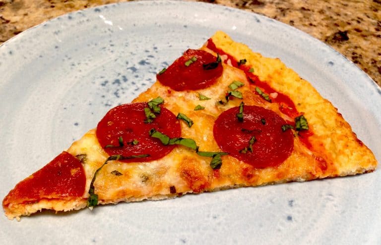 Cauliflower Pizza Crust - Keto, Low Carb & Gluten Free