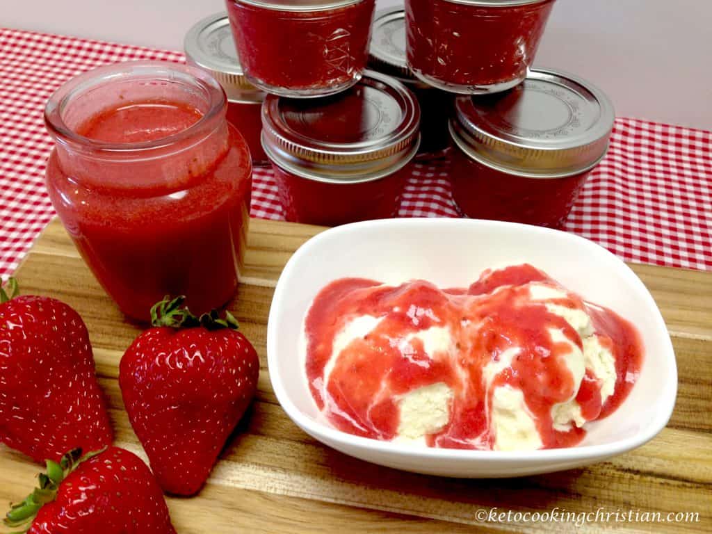 strawberry sauce keto and low carb