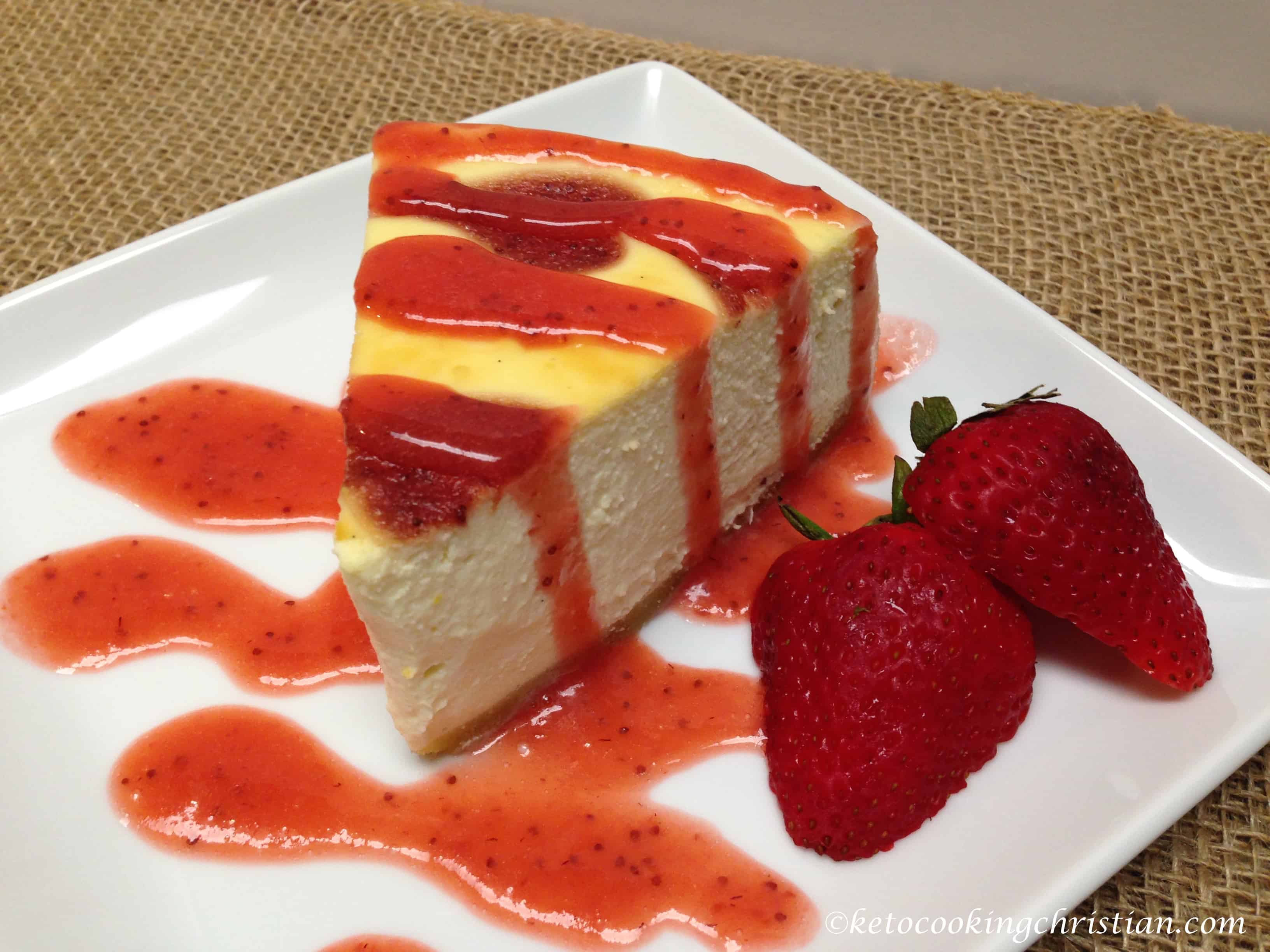 Homemade Keto Strawberry Sauce Keto Cooking Christian