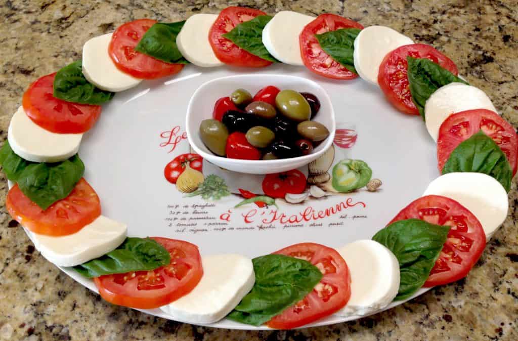 keto antipasto platter