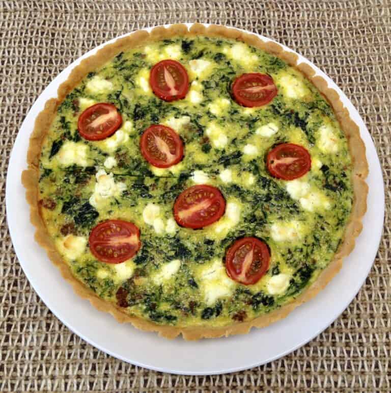 Keto Italian Sausage and Spinach Quiche - Keto Cooking Christian