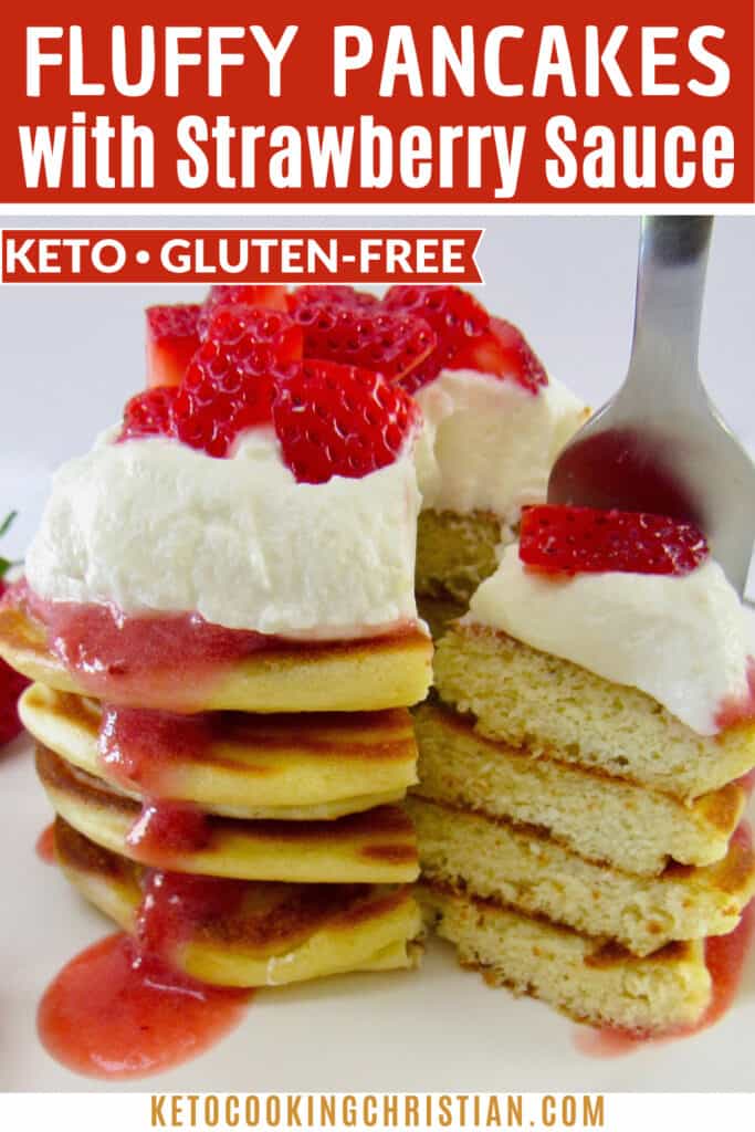 PIN Keto Fluffy Pancakes - Gluten Free