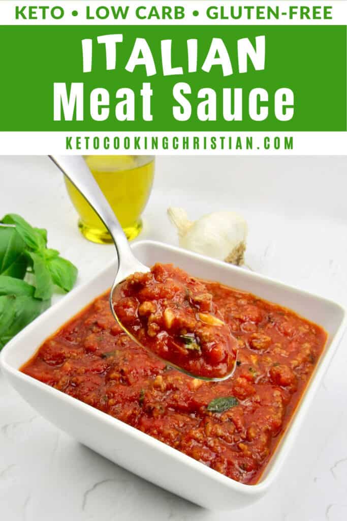 PIN Keto Italian Meat Sauce