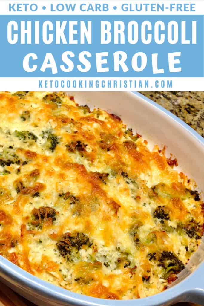 PIN Chicken and Broccoli Casserole - Keto and Low Carb