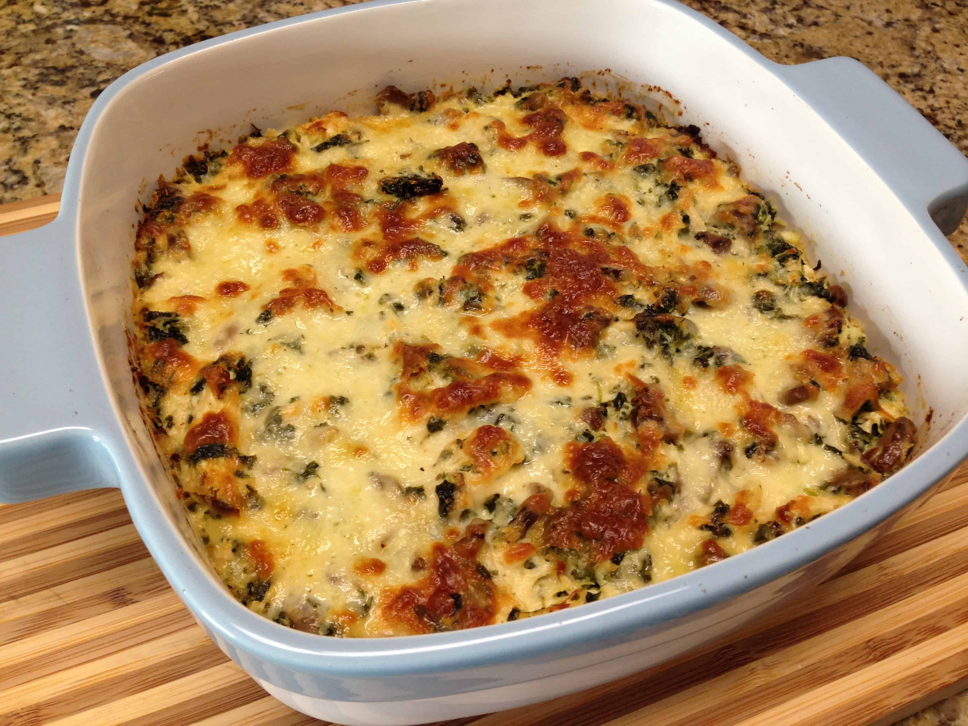 Chicken Florentine Casserole - Keto and Low Carb - Keto Cooking Christian