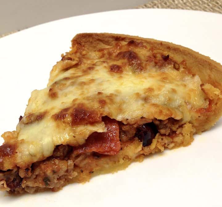 Keto Sausage and Pepperoni Pizza Pie - Keto Cooking Christian Keto Sausage and Pepperoni Pizza Pie - Keto Cooking Christian