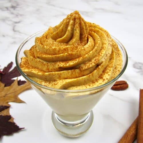 Keto/Low Carb Easy Pumpkin Cheesecake Mousse