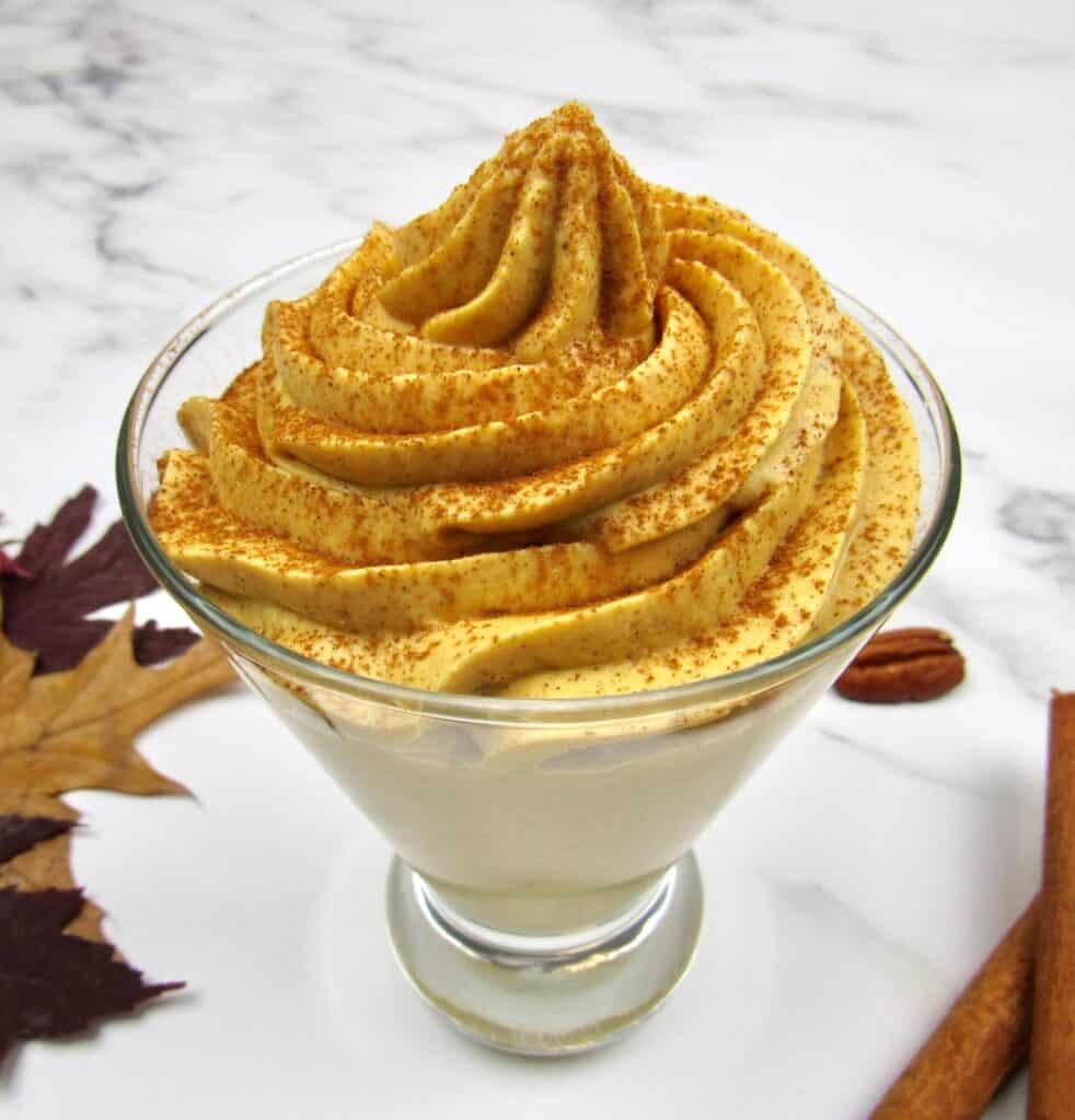 Keto/Low Carb Easy Pumpkin Cheesecake Mousse