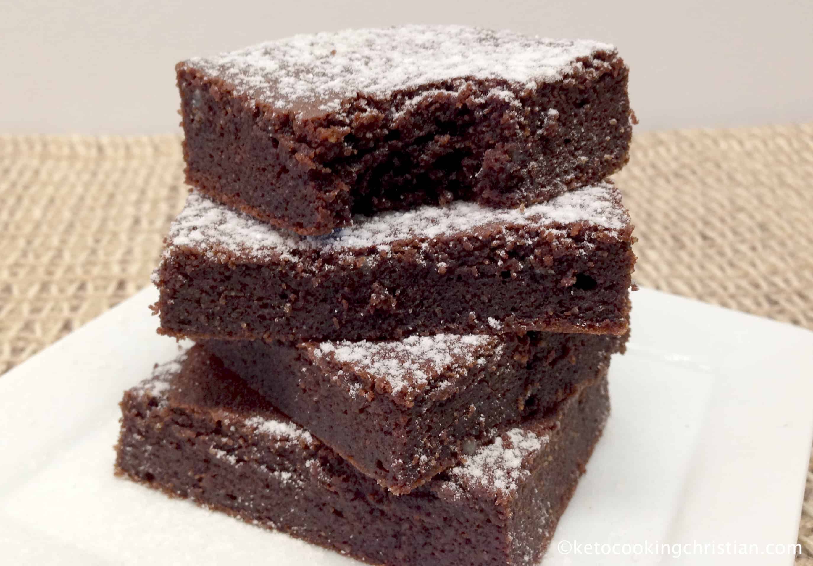 Salted Caramel Fudge Brownie - Keto, Low Carb & Gluten Free