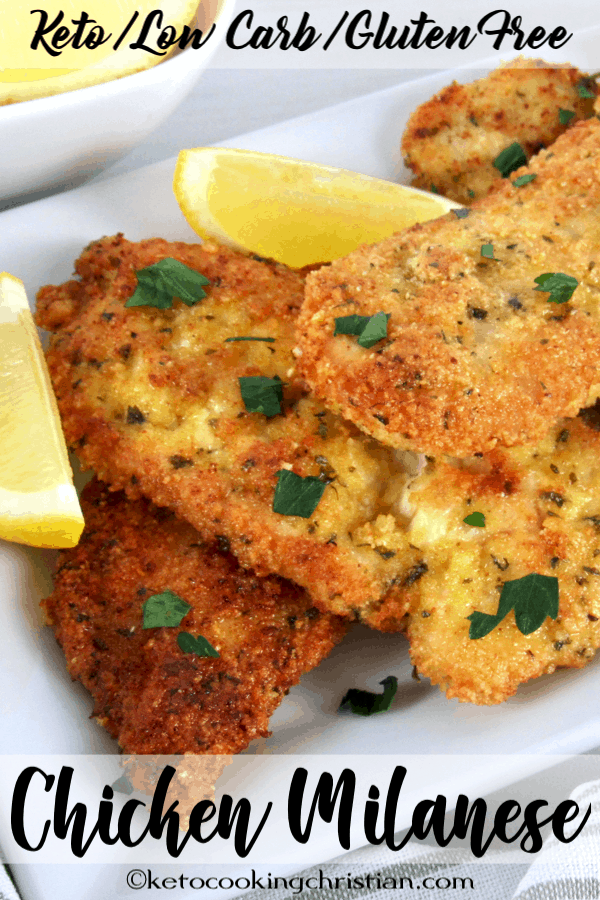 Chicken Milanese - Keto, Low Carb & Gluten Free - Keto Cooking Christian