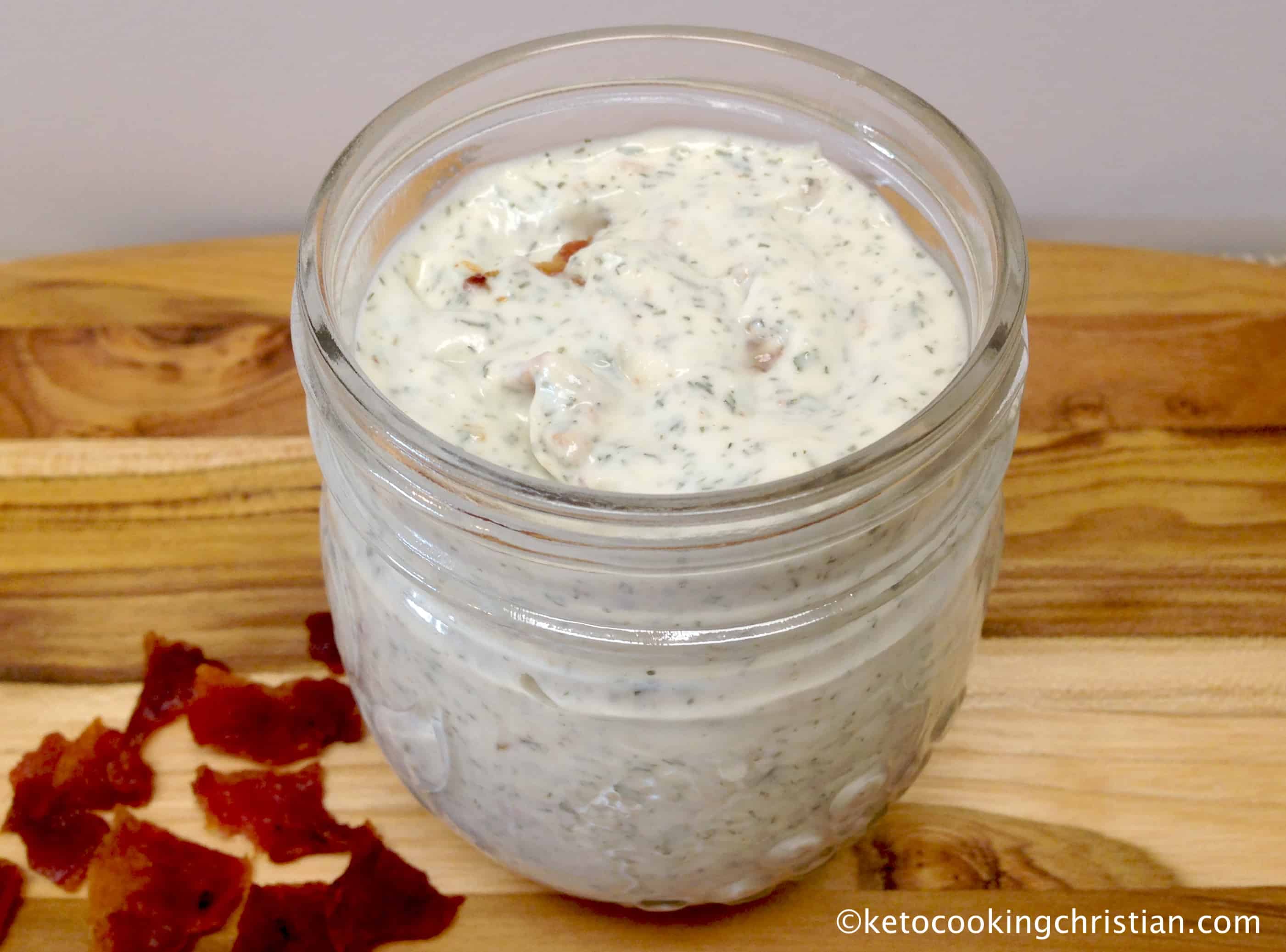 Keto Bacon Ranch Dressing and Dip Keto Cooking Christian