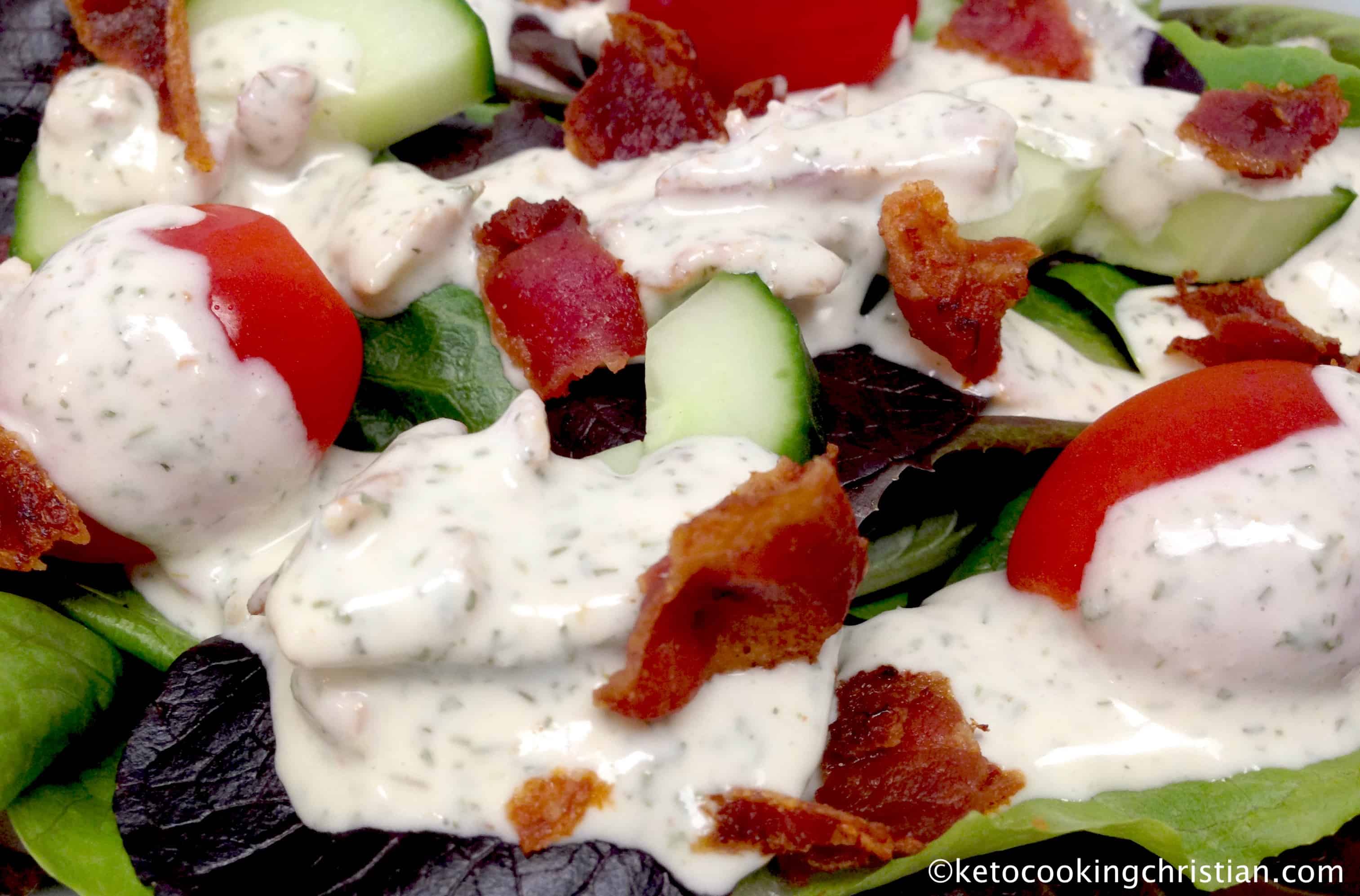 Bacon Ranch Dressing and Dip Keto Cooking Christian