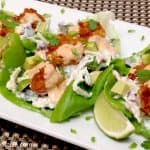 Spicy Shrimp Lettuce Wraps with Bang Bang Sauce - Keto and Low Carb
