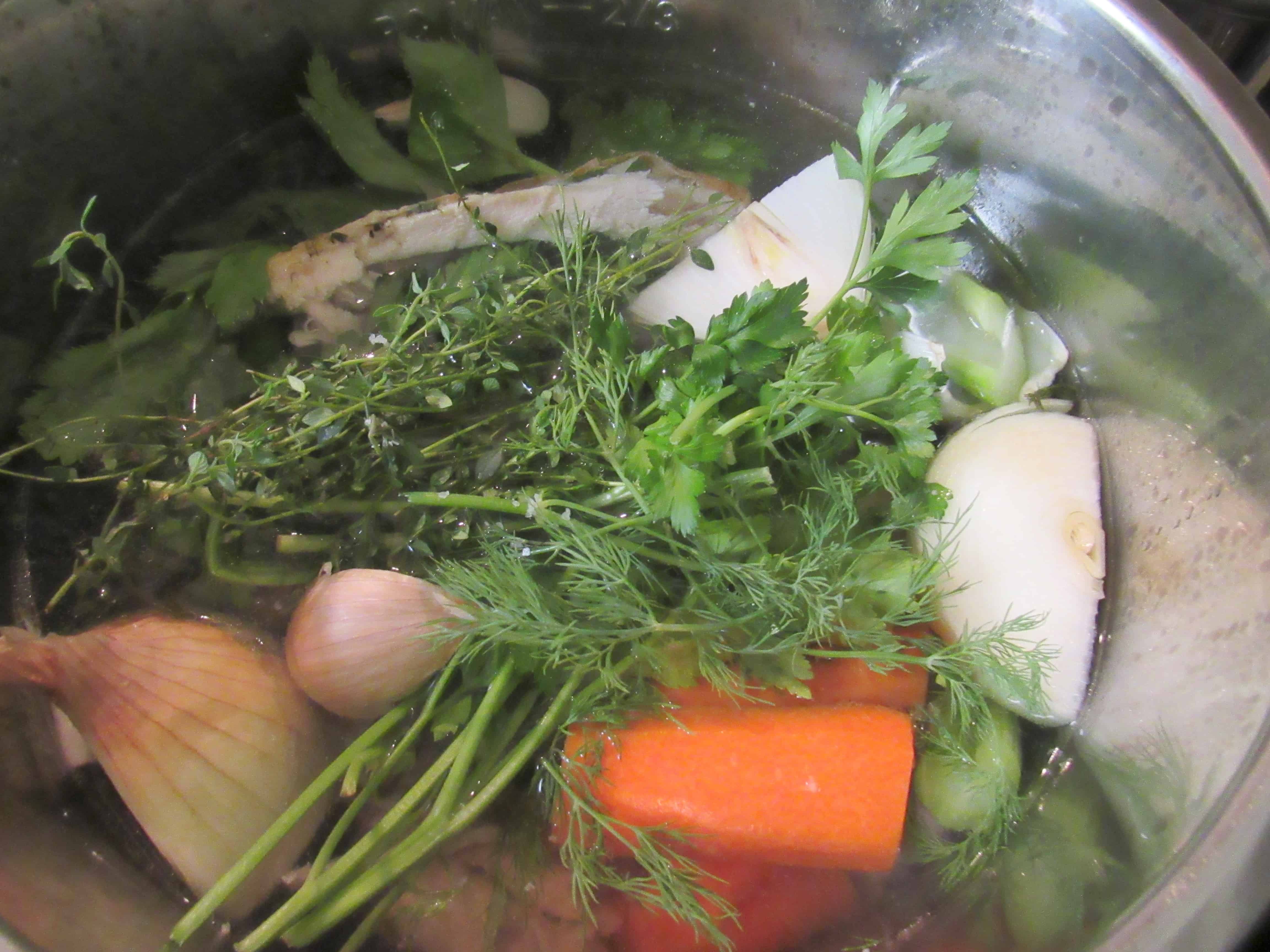 One Hour Homemade Chicken Stock - Instant Pot / Pressure Cooker - Keto