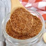 jar of chili spice mix w with spoonful