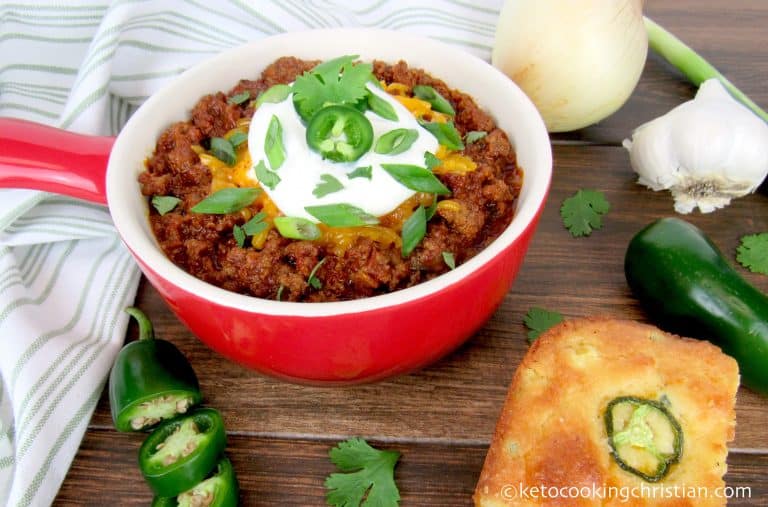 Instant Pot No-Bean Chili - Keto and Low Carb