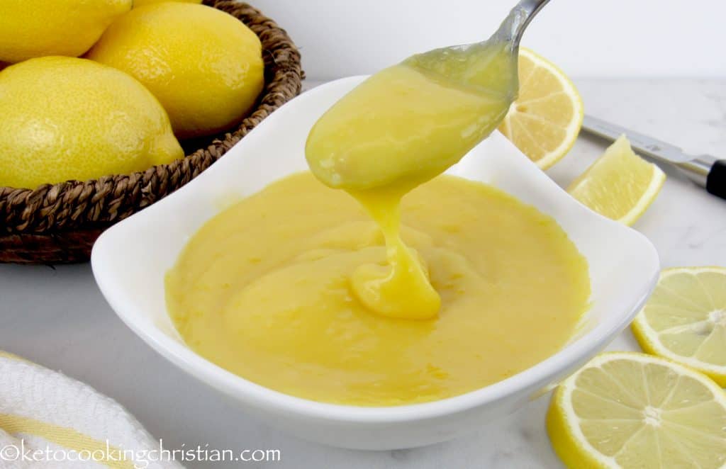 5 Minutes Microwave Lemon Curd - Keto and Low Carb