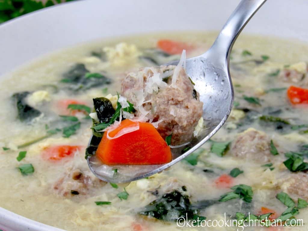 Italian Wedding Soup Keto/Low Carb Keto Cooking Christian