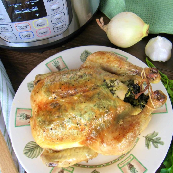 Easy Instant Pot "Roasted" Chicken Keto Cooking Christian