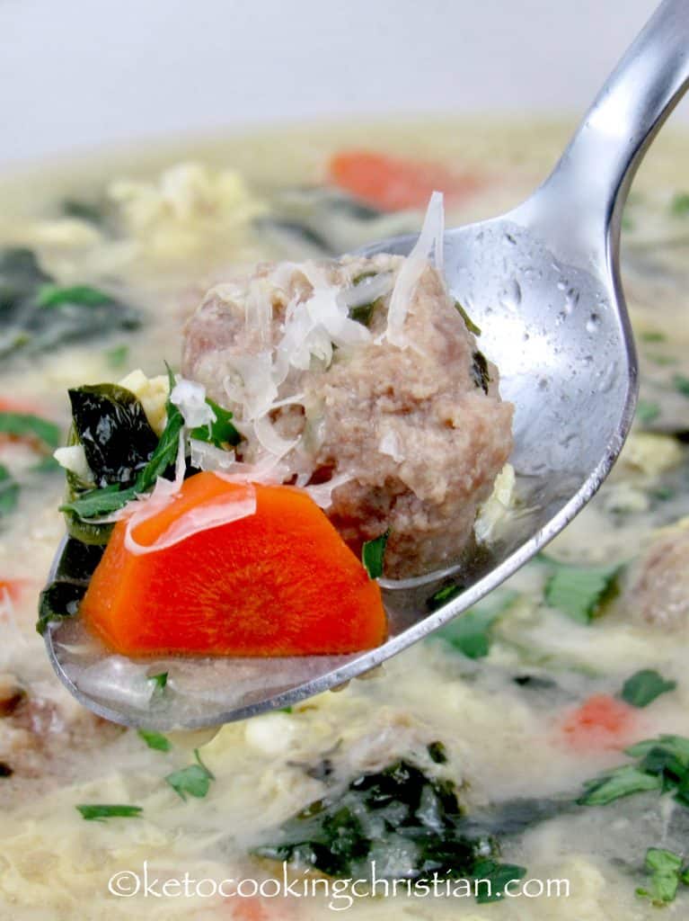 Italian Wedding Soup - Keto and Low Carb